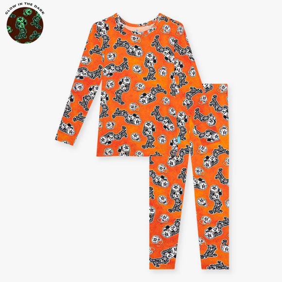 Posh Peanut Disney Mickey Halloween Long Sleeve Pajamas - Picture 1 of 17